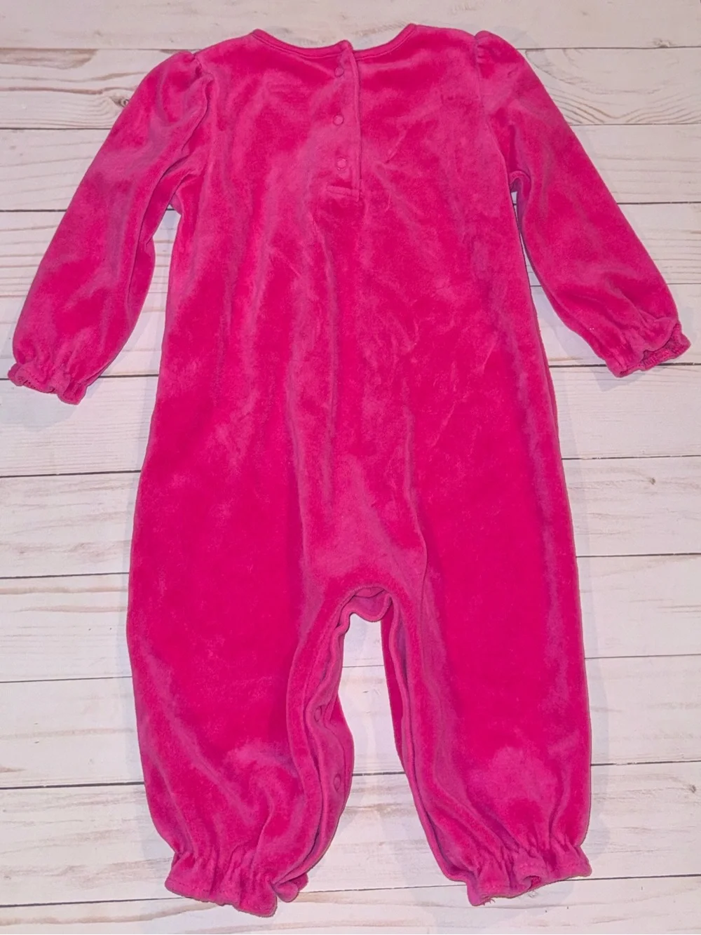Okie Dokie vintage velour romper